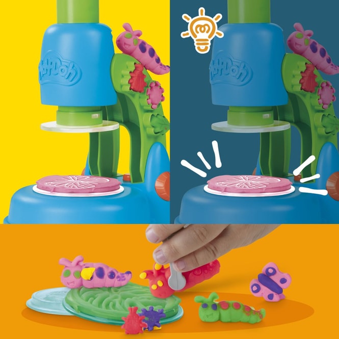 Play-Doh - Mikroskop mit Licht