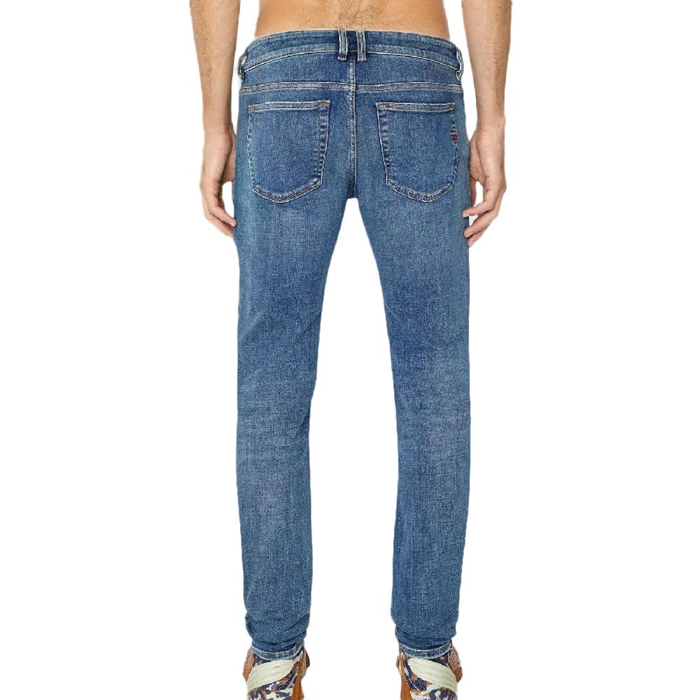Diesel Jean Slim Bleu Foncé Délavé Homme Diesel 1979 Sleenker