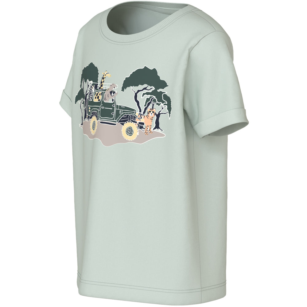Køb Name It Pale Aqua Drive Nmmvux Ss Top