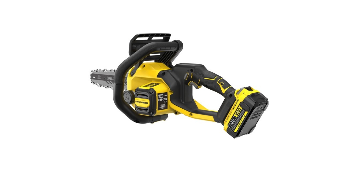 StanleyFATMAX 20V Brushless kettingzaag  (Geel/zwart, 30 cm, accu en lader inbegrepen)