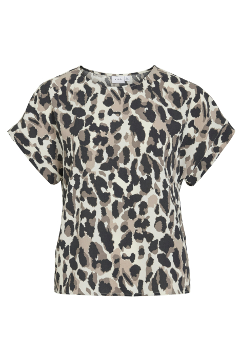 Vila beige dames t-shirt