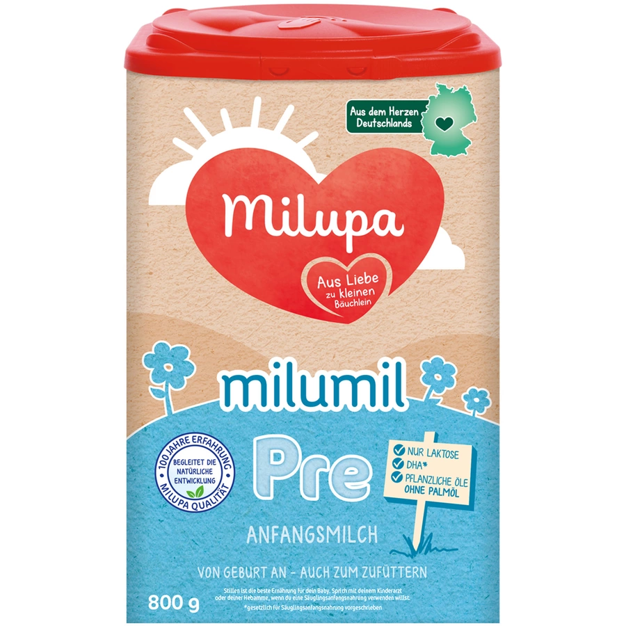 Milupa Anfangsmilch Milumil Pre 800 g ab der Geburt
