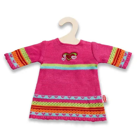 Heless Trendiges Strickkleid Hearty, Größe 35-45 cm