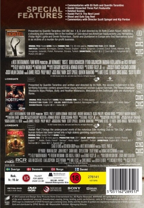 Hostel 1-3 - Trilogy - DVD