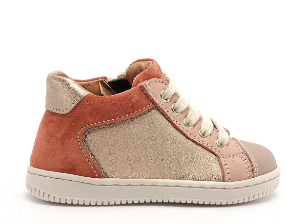 Babybotte boots bottine bebe frida zip rose