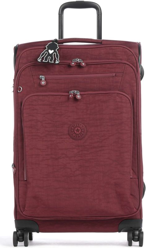 Kipling - Basic Trolley - Rood - 4 Wielen