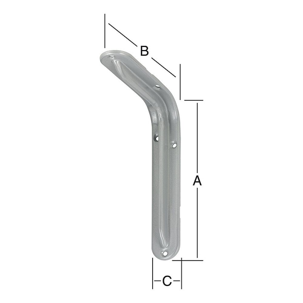 HYLLEKNEKT VORMANN 245X165MM TITAN
