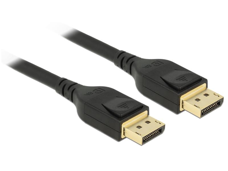 Delock Kabel DisplayPort – DisplayPort, 3 m DPv1.4, 8K/60Hz Delock DisplayPort Kabel 8K 60 Hz 2 m DP 8K zertifiziert