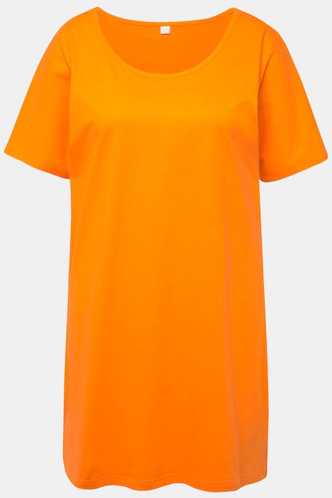 Longshirt, oversized, Rundhals, Halbarm