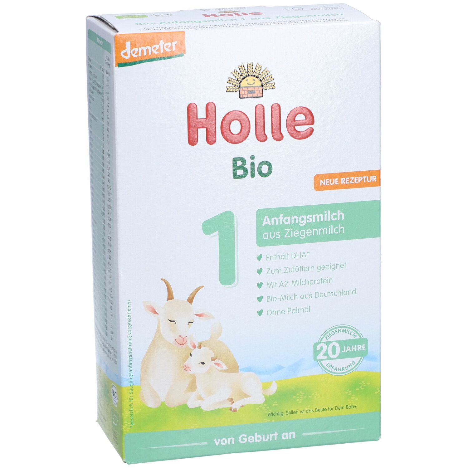 Holle Bio 1 auf Ziegenmilchbasis Anfangsmilch von Geburt an