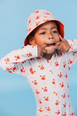 Swim Essentials Reversibel Solhatt, Oh Crab