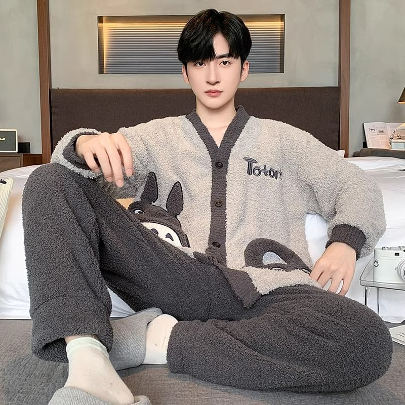 Dazzli - Bear gestreepte pyjamaset