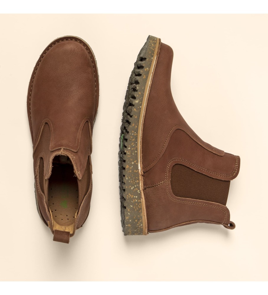 Botas de couro marrom The Naturalist Felsen N5632