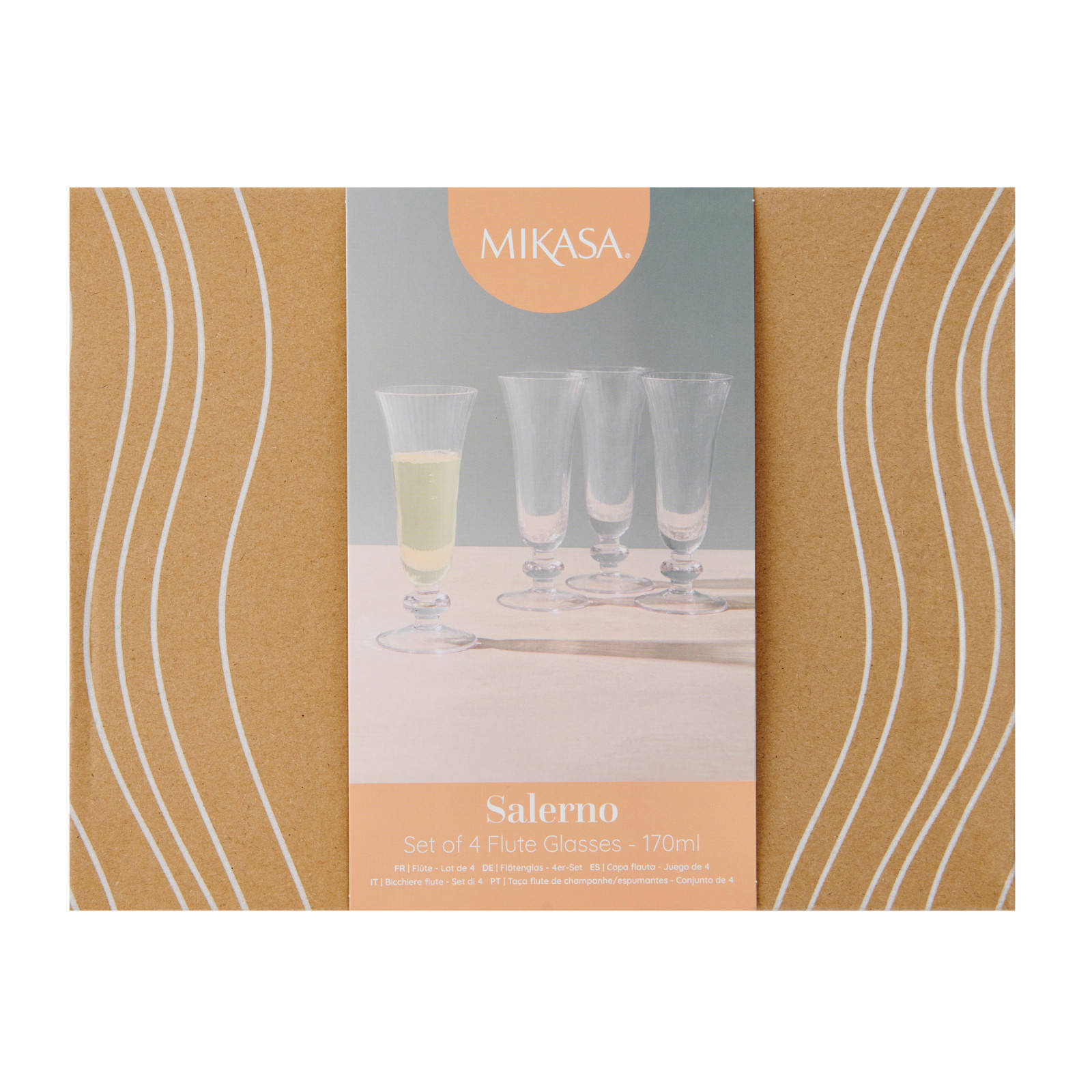 Mikasa Salerno champagneflute (170 ml) (set van 4)