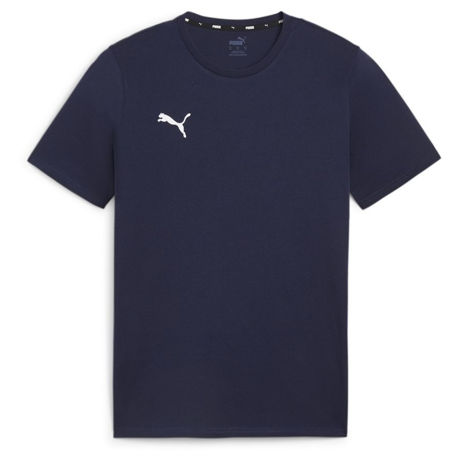PUMA T-Shirt teamGOAL Casuals - Bleu Marine/Blanc