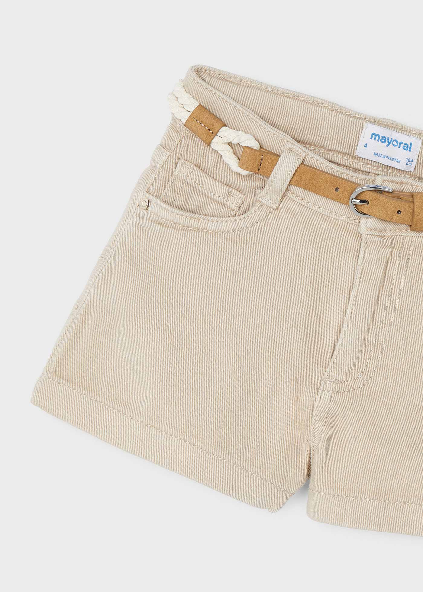 Calção infantil Better Cotton com cinto