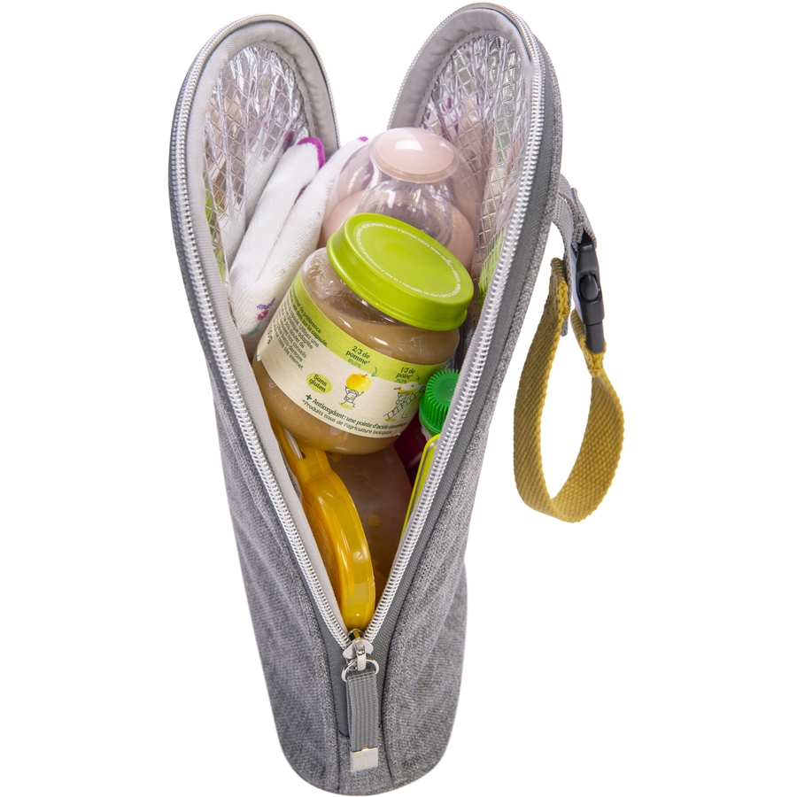 BABY ON BOARD Wickeltasche Urban Classic Senf