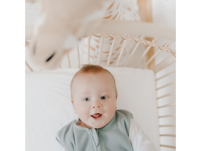 emma & noah Baby-Sommerschlafsack Essential Mint 60 cm Sommerschlafsack für Babys