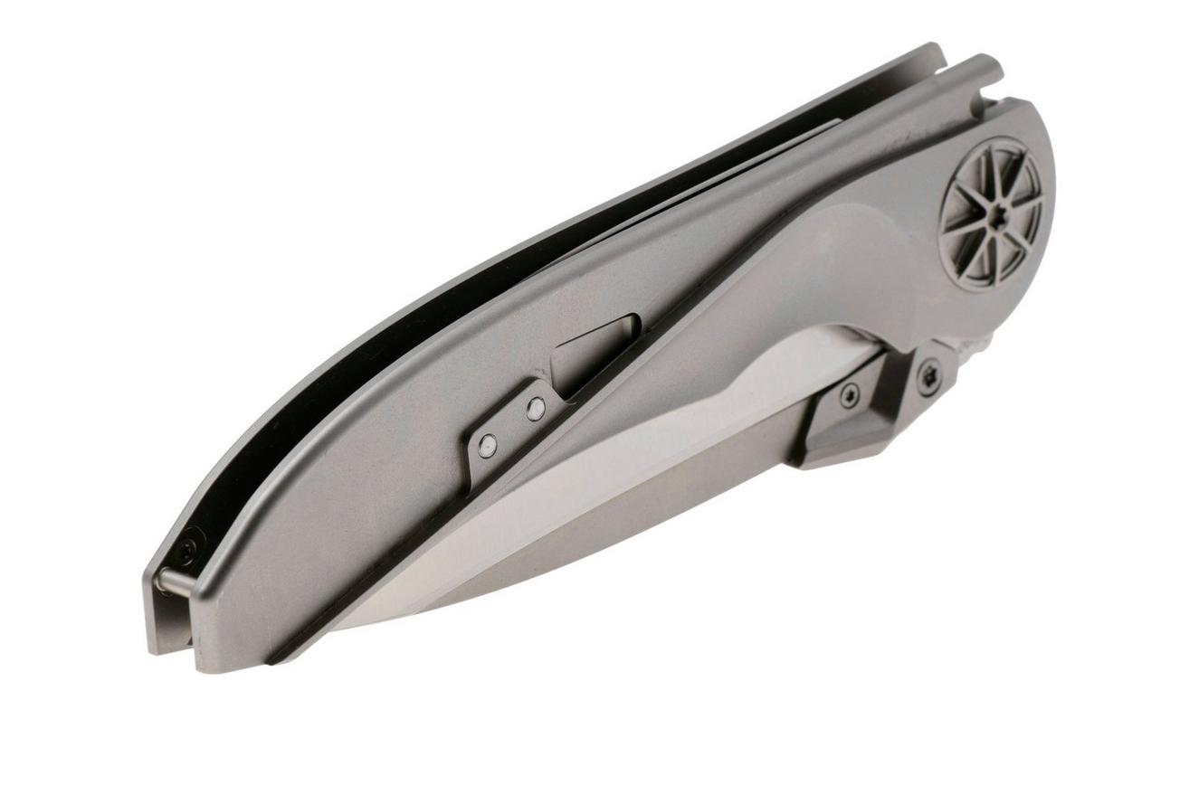 Rike Knife Tissot 1 Satin M390, Titanium, zakmes