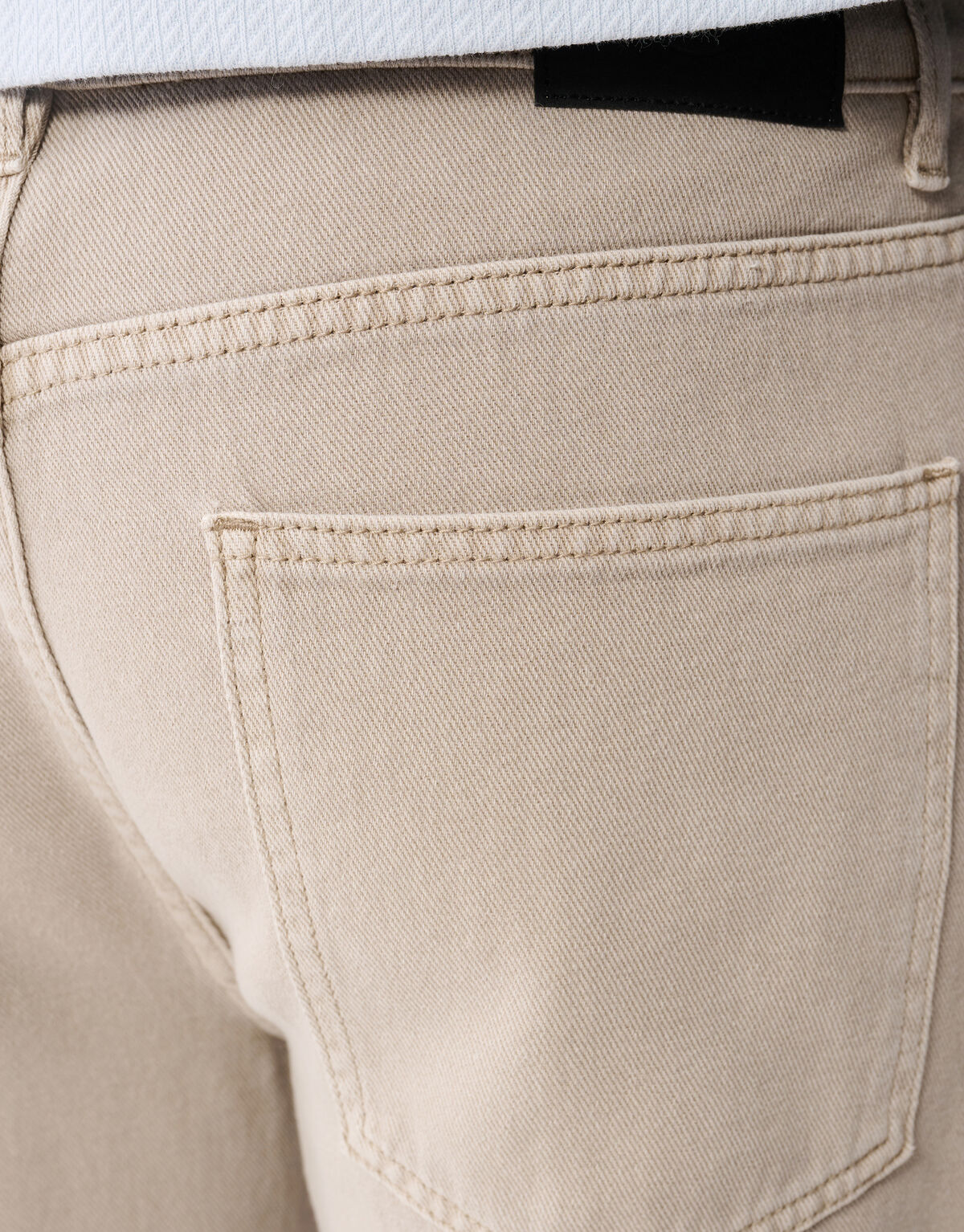 Relaxed Fit Broek Lichtbruin