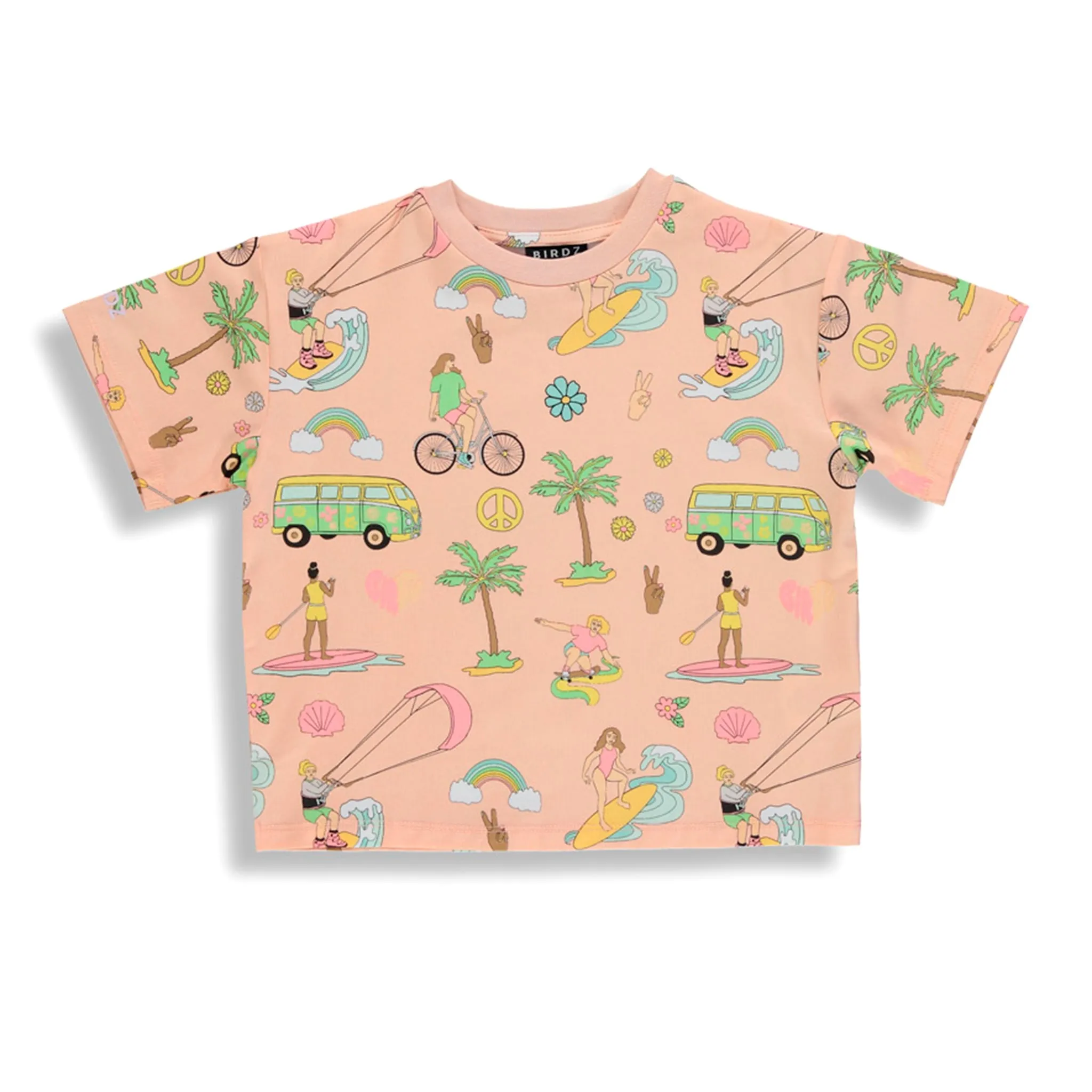 Birdz T-shirt Imprimé Summer Camp 2-10ans