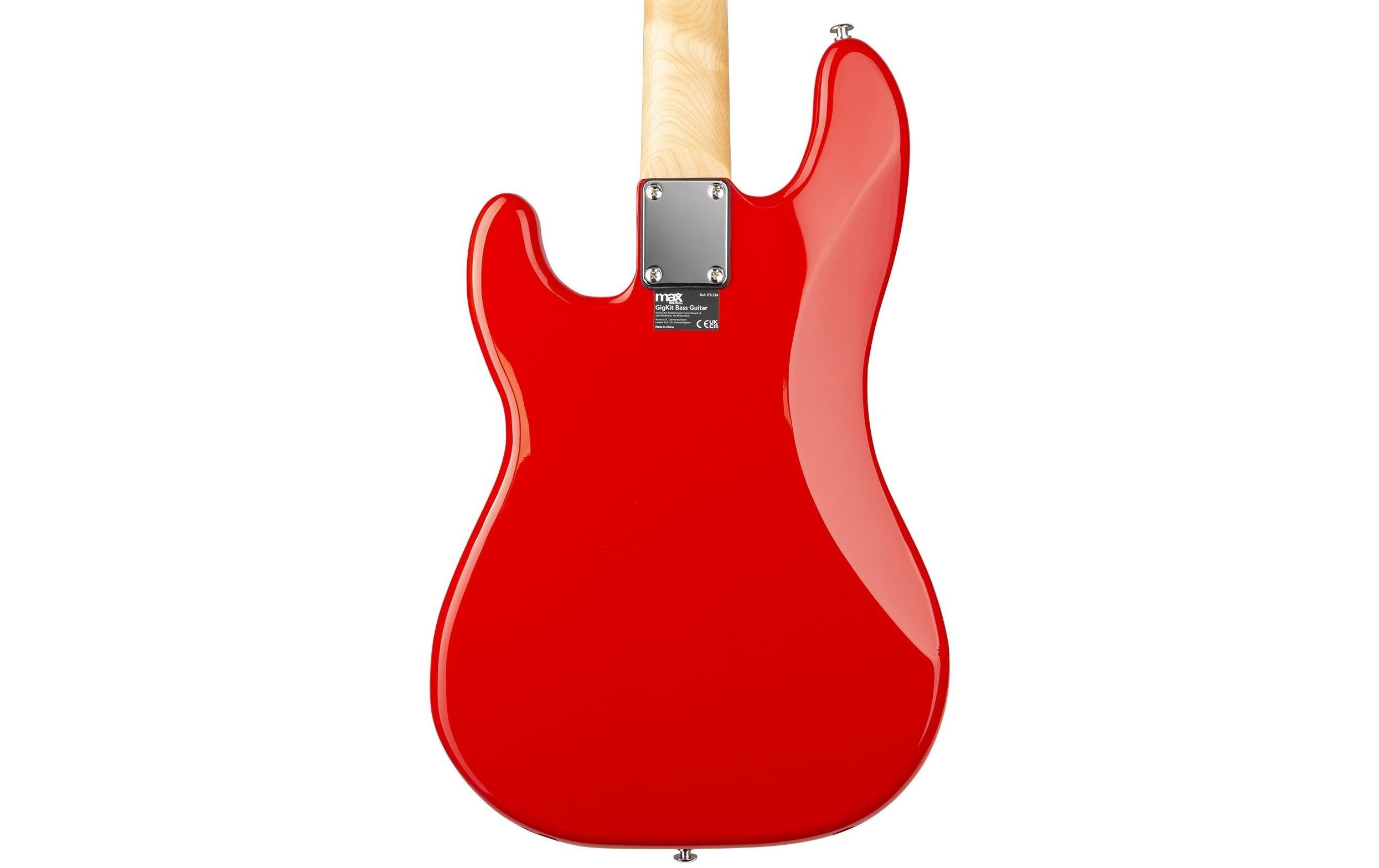 E-Bass GigKit Rot<br>Bass Gitarrenset