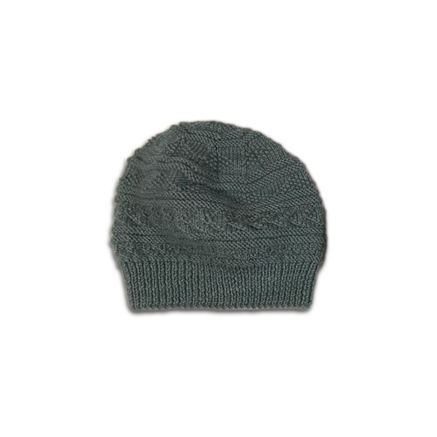 Handgestrickte Mütze, grau günstig bestellen