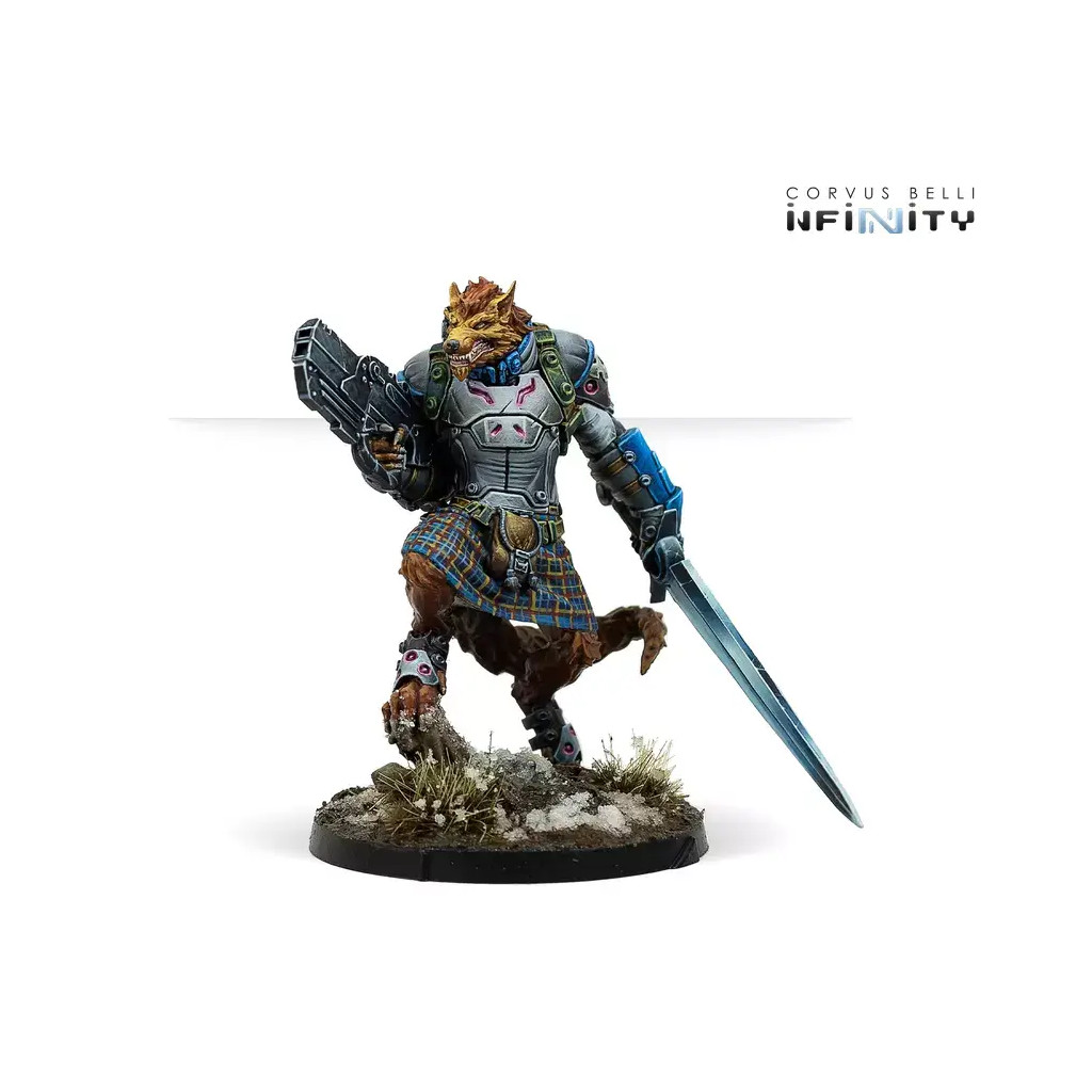 Infinity - NA2 - McMurrough, Mercenary Dog-Warrior