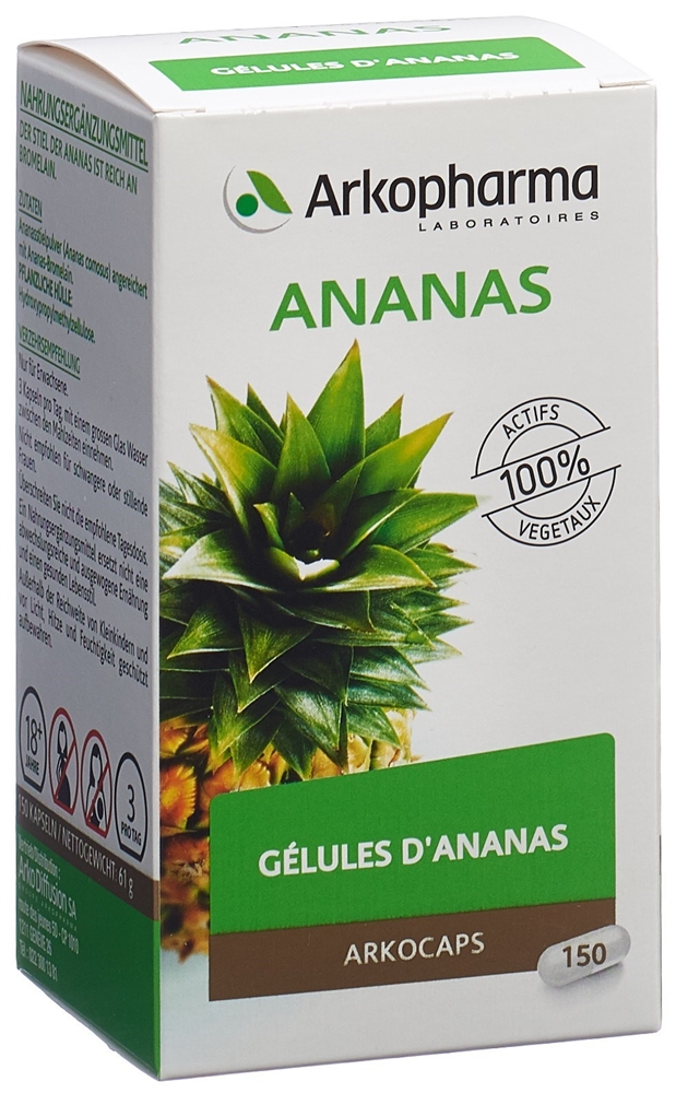 ARKOCAPS Ananas<br>150 Stück, Kapsel, pflanzlich