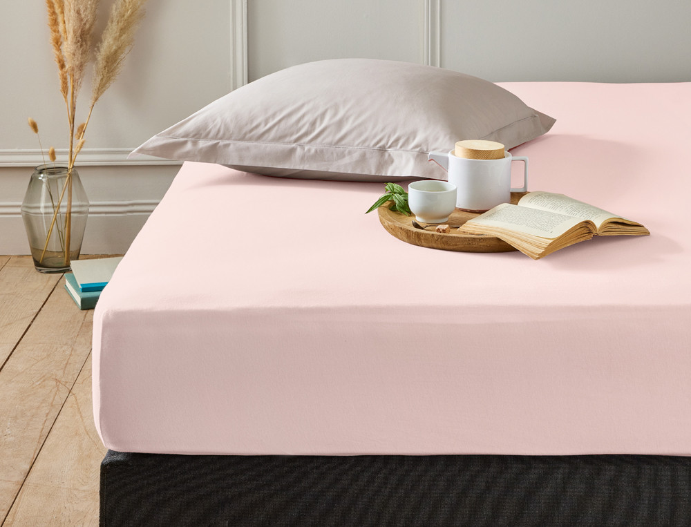 Pack 2 draps-housses-Jersey extensible