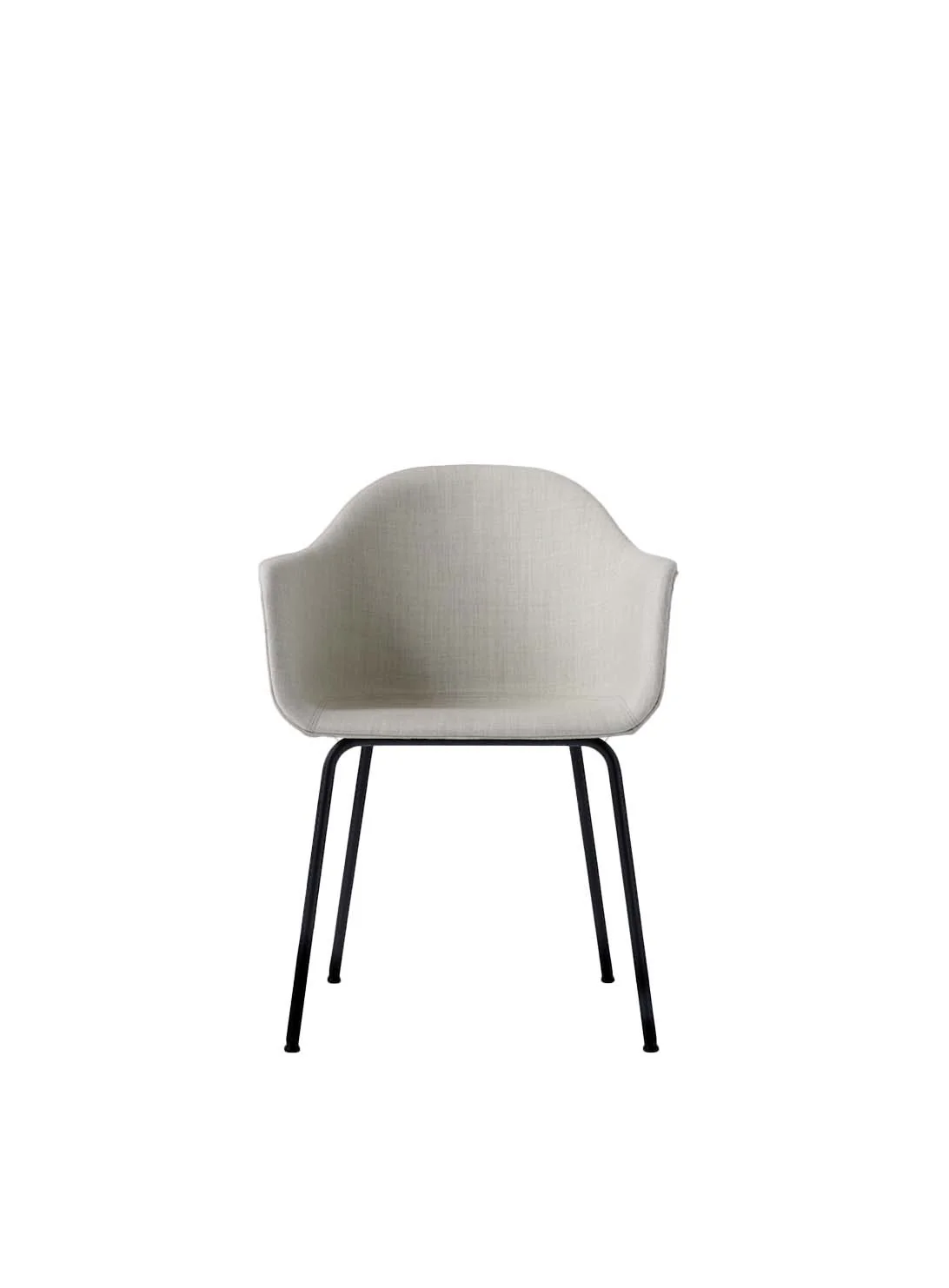 Audo Copenhagen  Harbour Chair stol - Polstret Remix 233/Black Steel