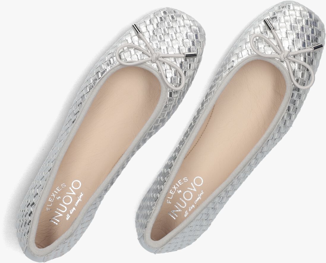 INUOVO zilveren inuovo ballerina's a92018