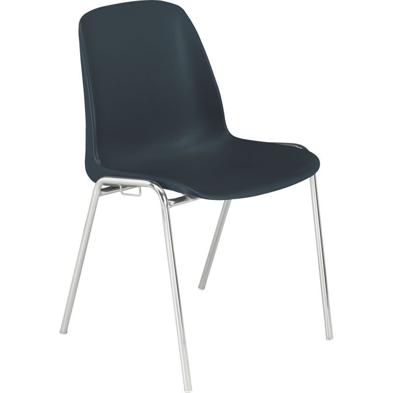 Chaise coque Sora - coque polypropylène - pieds métal - Version accrochable