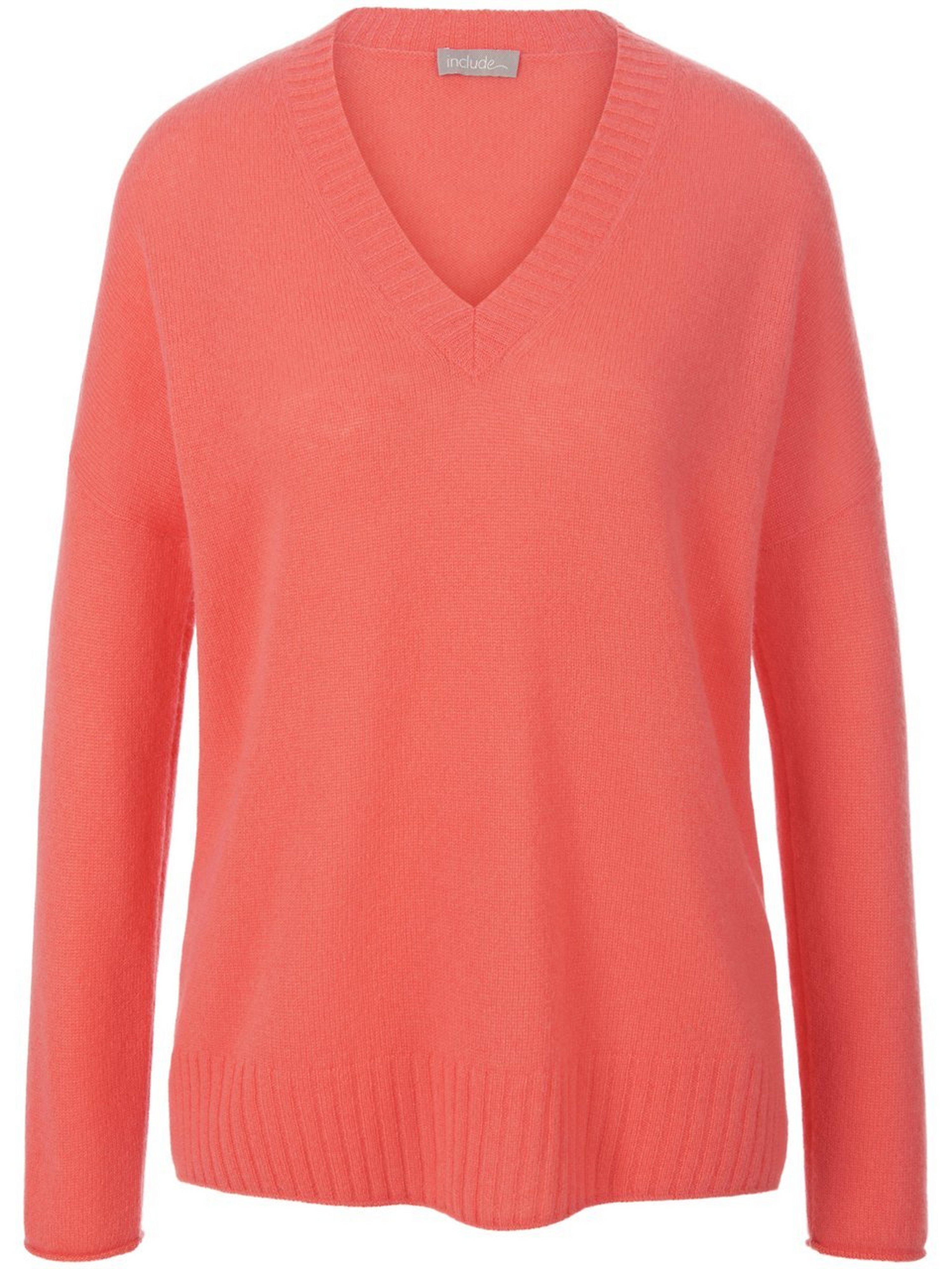 V-Pullover aus 100% Kaschmir