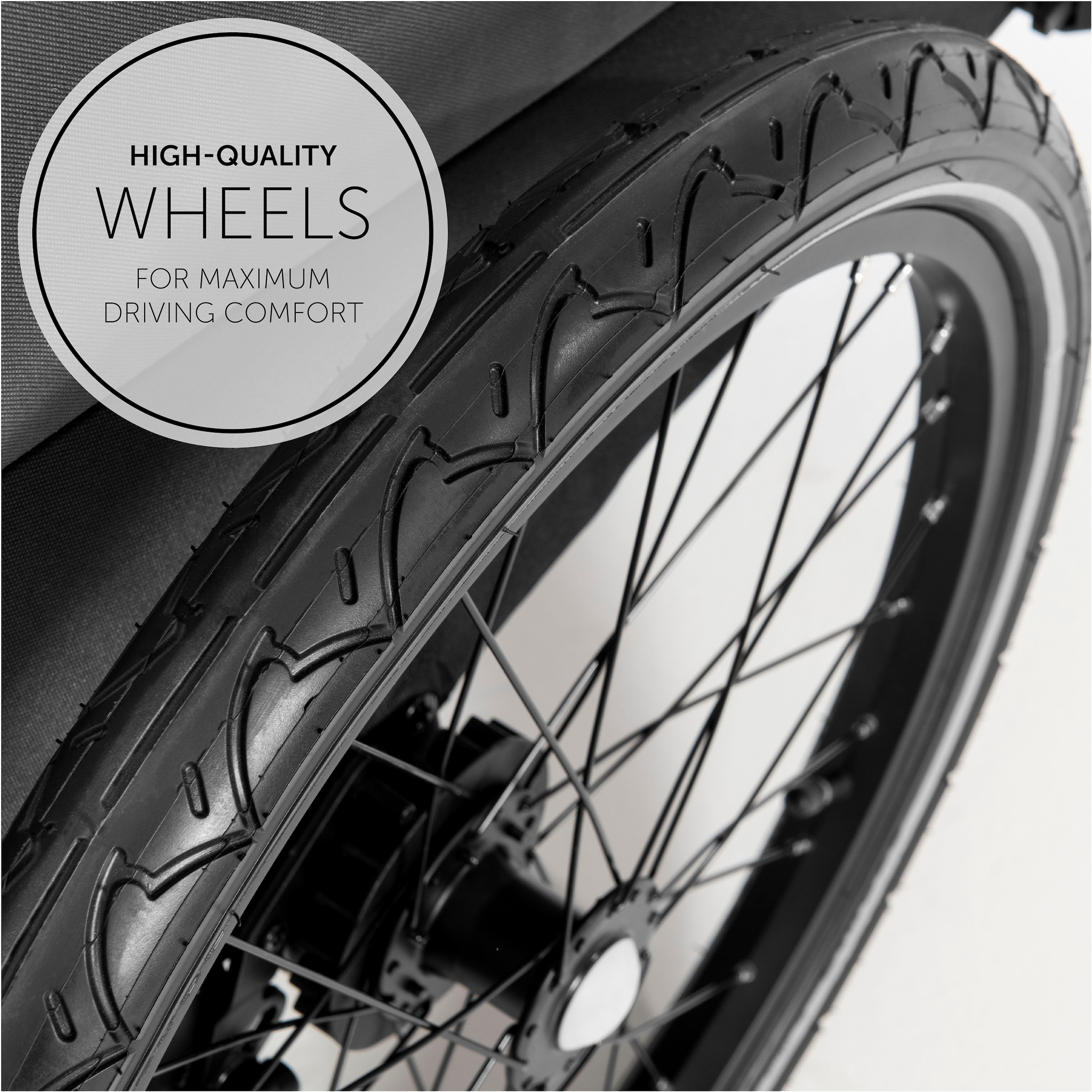Hauck Fahrradkinderanhänger »2in1 Bike Trailer und Buggy Dryk Duo, grau« für 2 Kinder; inklusive Deichsel