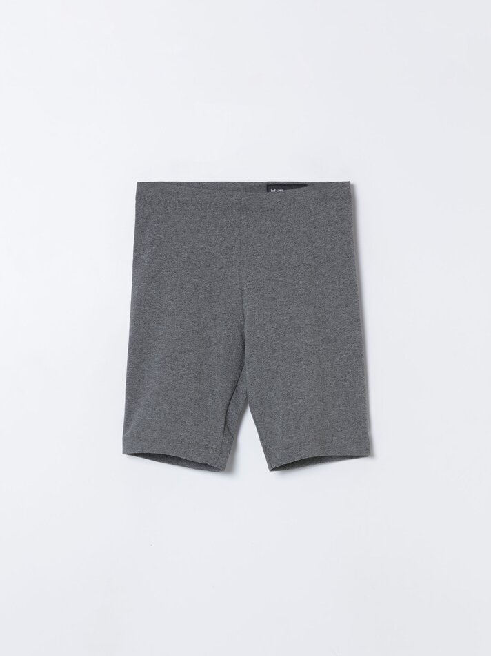 Calça legging de ciclismo - Cinza antracite