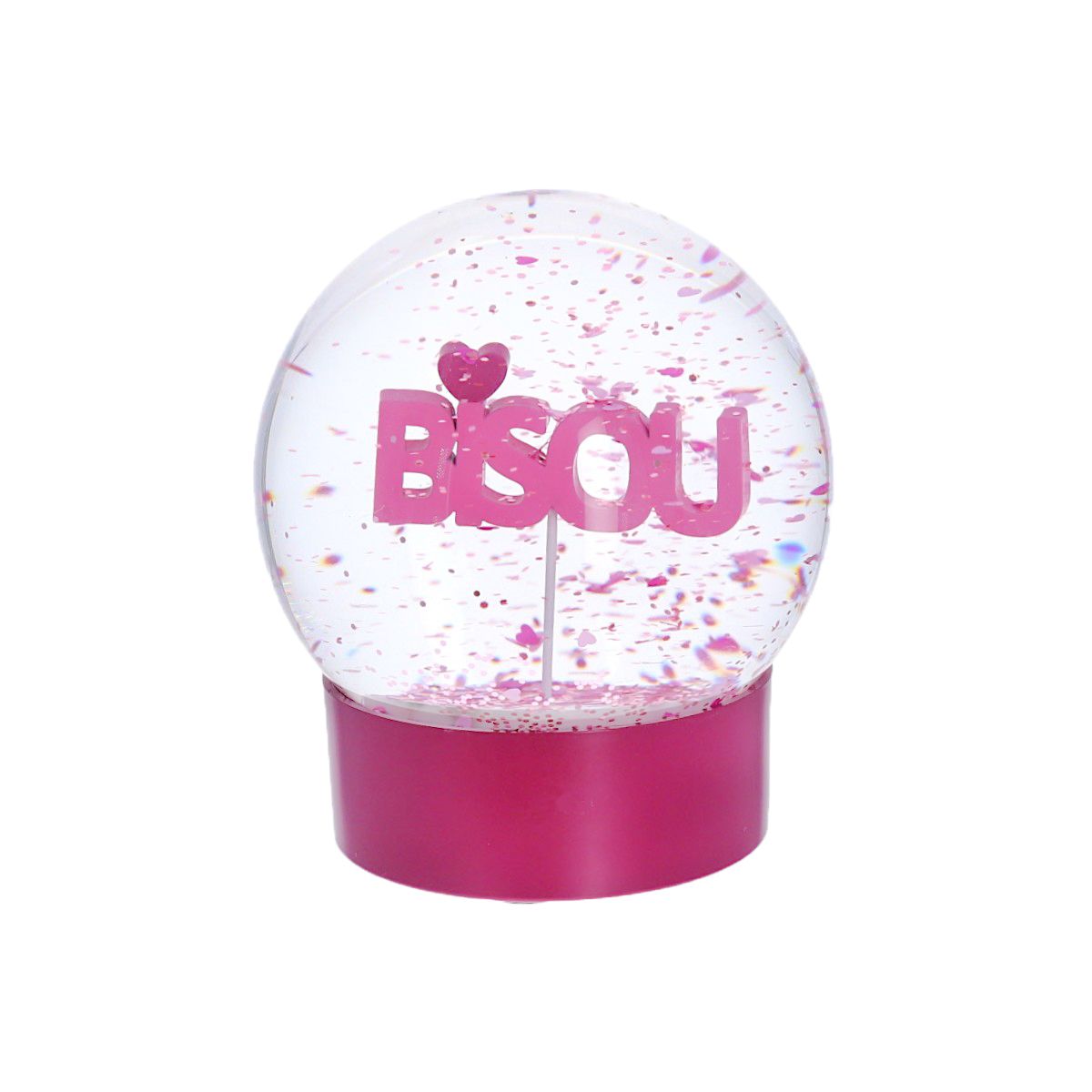 Boule à neige Bisou Jolie saison
