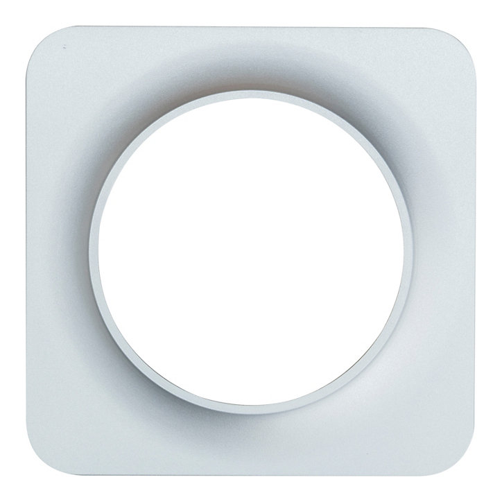 Plaque de finition simple Jacobsen Espen argent