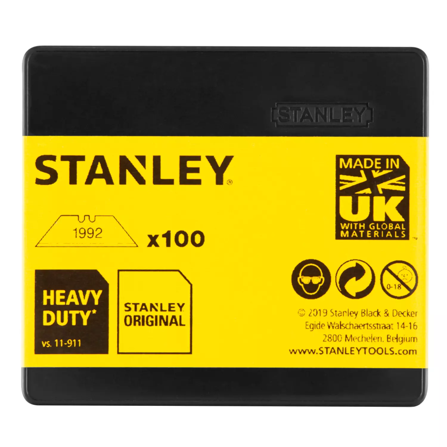 Stanley 1-11-921 Reserve mesjes - 62 x 0,65 x 19mm (100st)