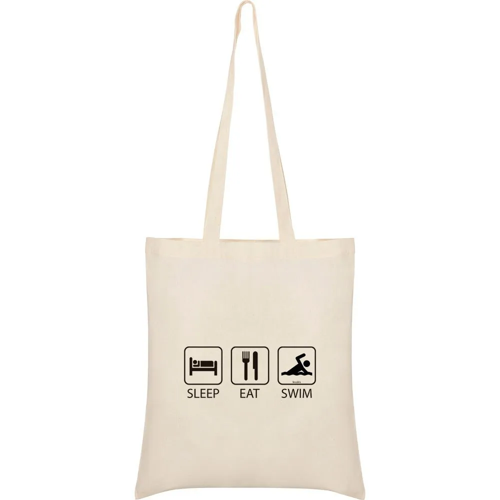 Kruskis Sleep Eat And Swim Stofftasche