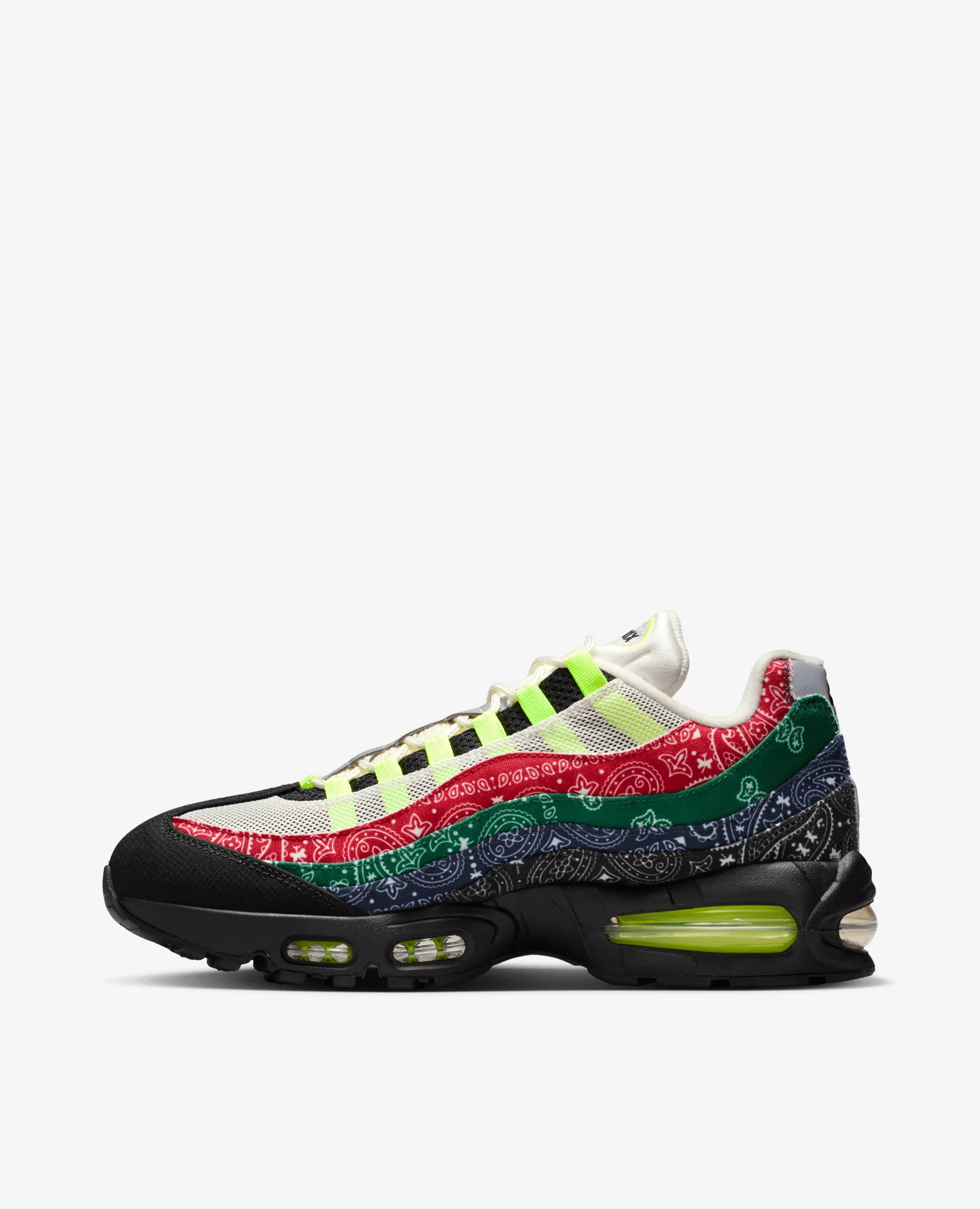 Nike Air Max 95 Sp (Sail/Volight-Universal Red-Sport Green-Black-Midnight Navy)