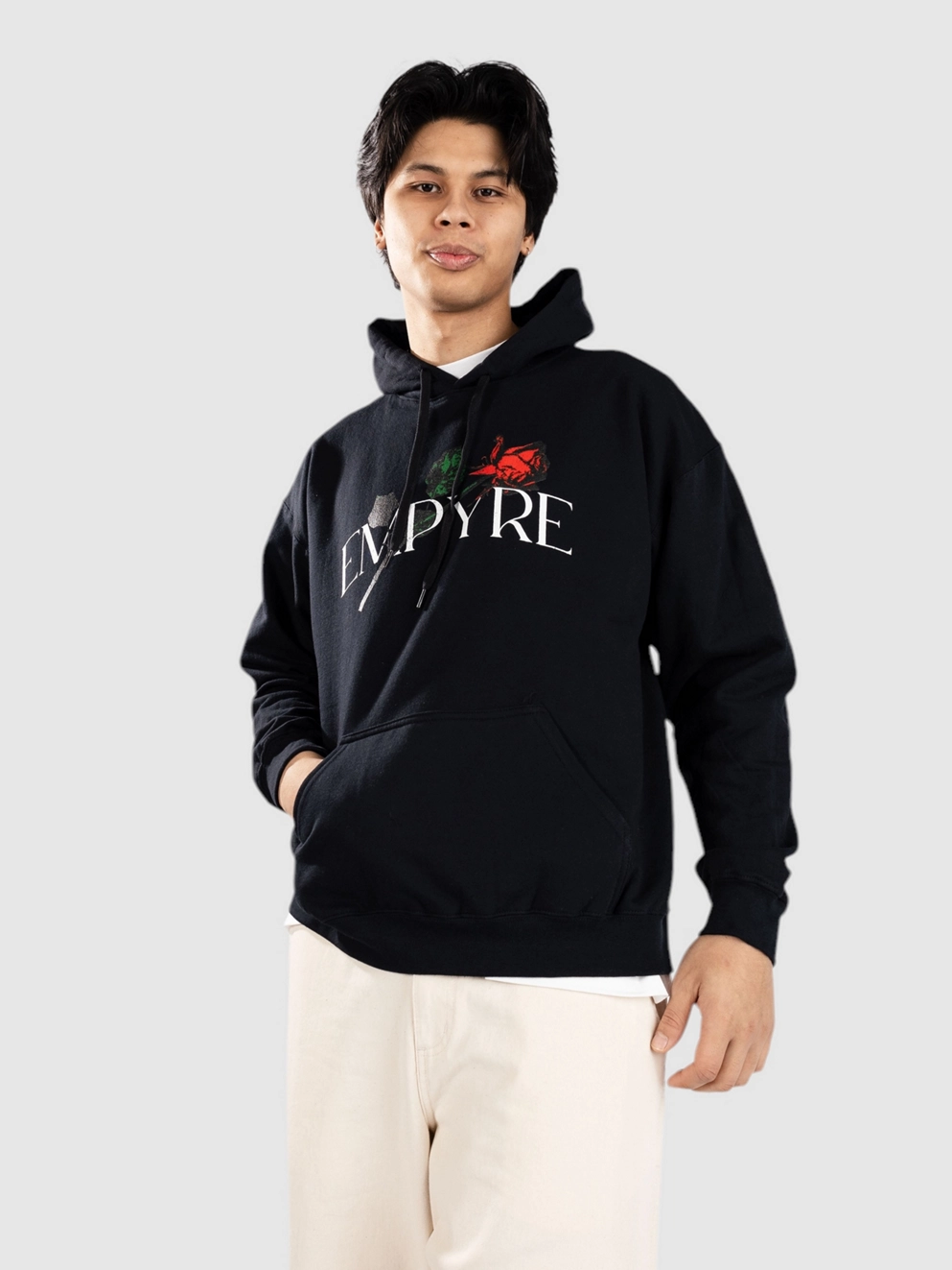 Empyre Contrast Eagle Hoodie black