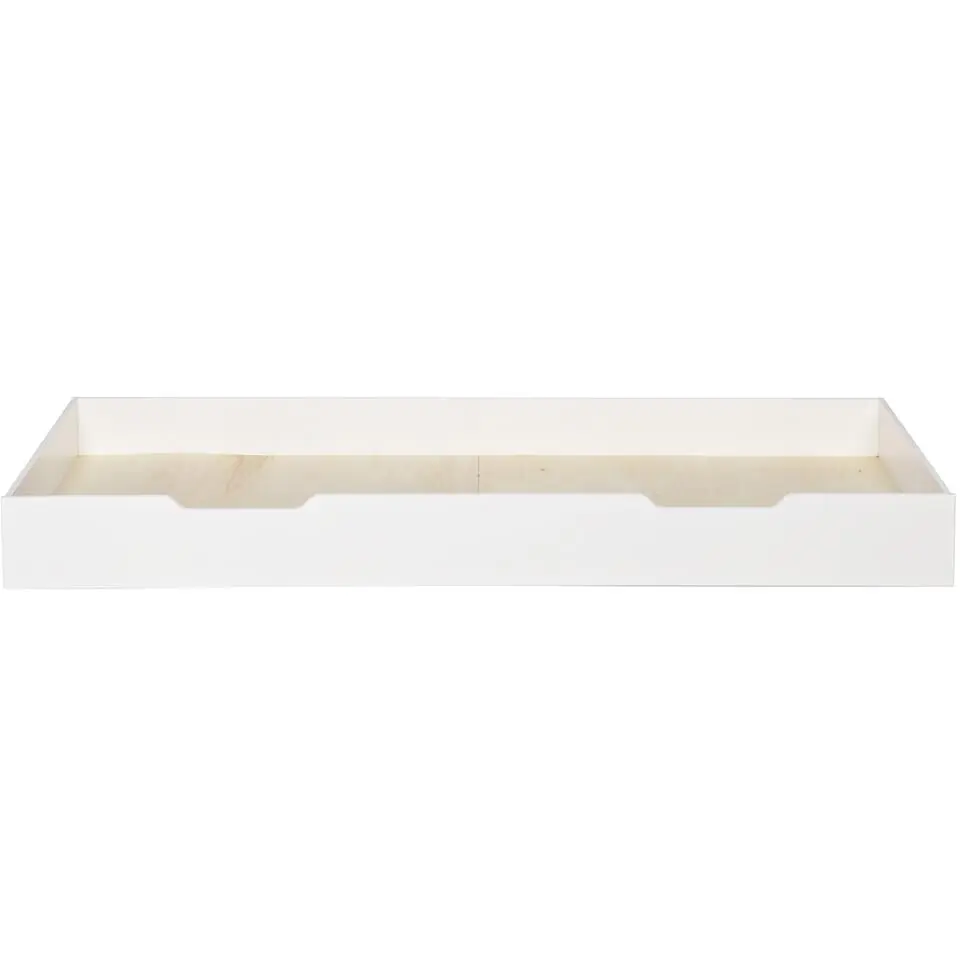 WOOOD Nikki Bedlade Excl. Matras - Grenen - Wit - 20x198x94