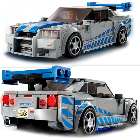 LEGO Speed Champions 2 Fast 2 Furious Nissan Skyline GT-R (R34) 76917