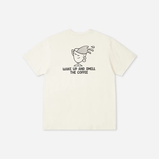 Revolution Printet T-shirt, Offwhite, XL