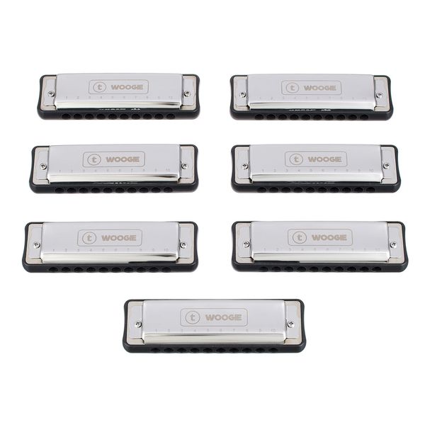 Thomann Woogie Blues Harmonica 7-SET