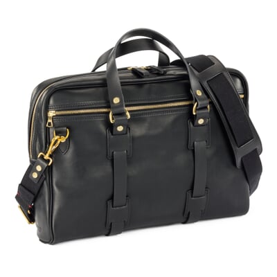 Croots Leder-Laptop-Tasche