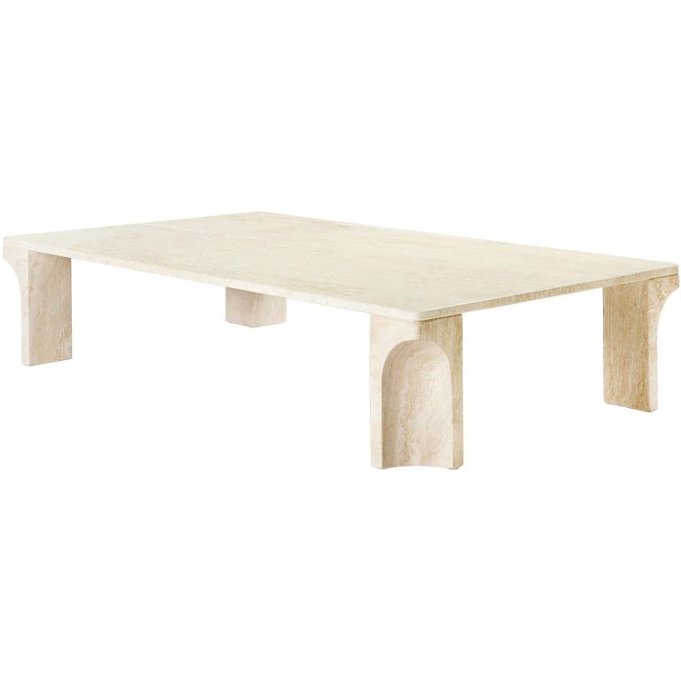 Gubi Doric salontafel 140x80 travertine