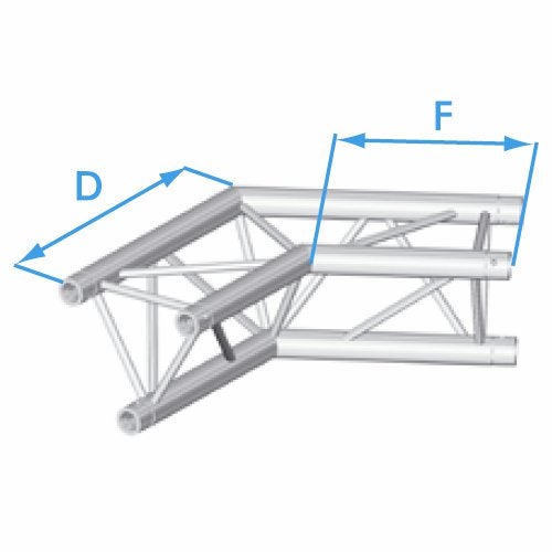 Prolyte X30D-C004 driehoek truss 120 graden hoek