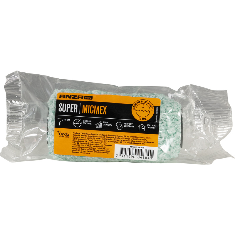 Anza Pro Micmex microvezel muurverfroller acryl 10cm